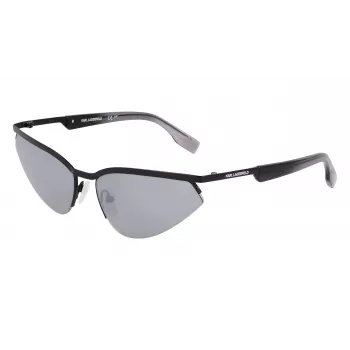 KARL LAGERFELD KL352S Saulesbrilles Unisex Melns/Pelēks 61mm