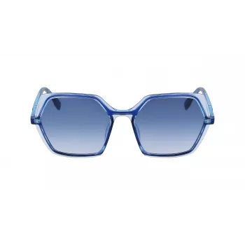KARL LAGERFELD KL6083S-407 Sieviešu kvadrātveida saulesbrilles Havana Brūns Gradients 56mm