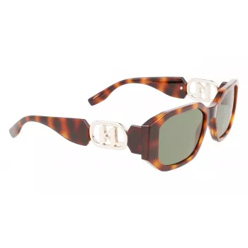 KARL LAGERFELD KL6085S-240 Sieviešu kaķacsveida saulesbrilles Havana brūns gradients 55mm