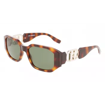 KARL LAGERFELD KL6085S-240 Sieviešu kaķacsveida saulesbrilles Havana brūns gradients 55mm