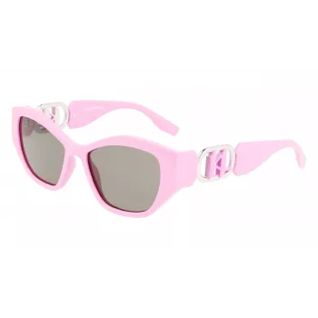 KARL LAGERFELD KL6086S-525 Sieviešu tauriņstila saulesbrilles Havana brūna gradienta 54mm