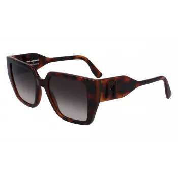KARL LAGERFELD KL6098S-240 Sieviešu saulesbrilles Havana Brown Gradient 52mm