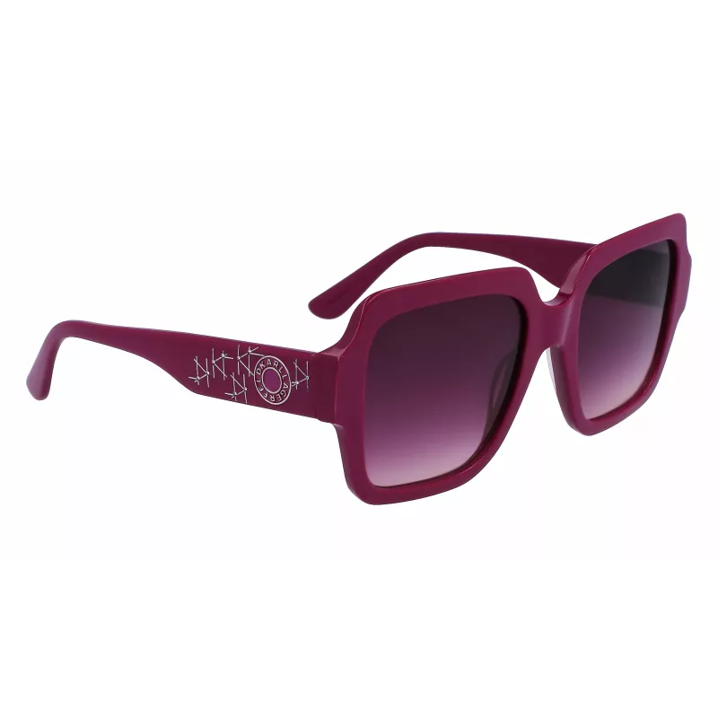 KARL LAGERFELD KL6104SR-501 Sieviešu kvadrātveida saulesbrilles Melnas/Pelēkas 53mm