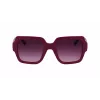 KARL LAGERFELD KL6104SR-501 Sieviešu kvadrātveida saulesbrilles Melnas/Pelēkas 53mm