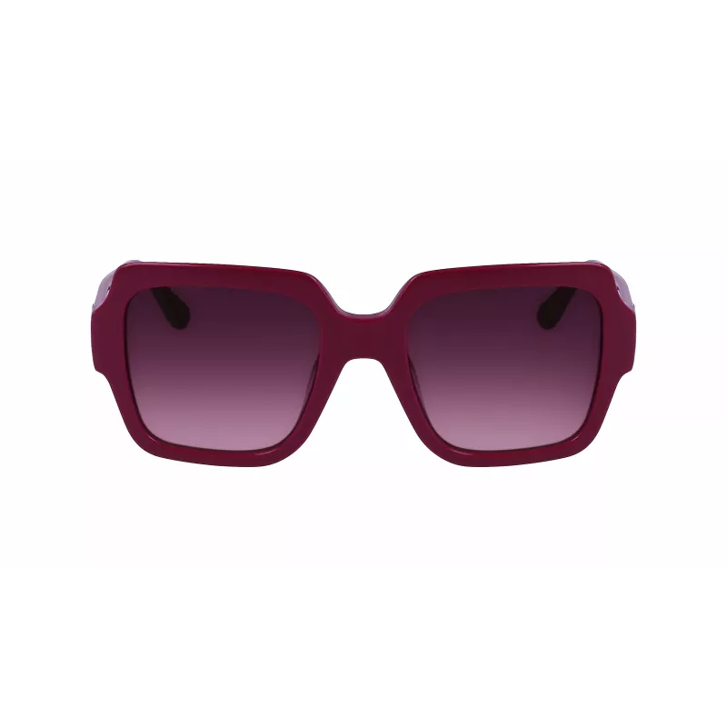 KARL LAGERFELD KL6104SR-501 Sieviešu kvadrātveida saulesbrilles Melnas/Pelēkas 53mm