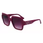 KARL LAGERFELD KL6104SR-501 Sieviešu kvadrātveida saulesbrilles Melnas/Pelēkas 53mm