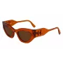 KARL LAGERFELD KL6122S522221 Sieviešu saulesbrilles Havana acetāta rāmis Brūnas lēcas 52mm