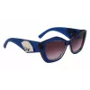 KARL LAGERFELD KL6127S521842 Sieviešu saulesbrilles - Melns rāmis, Pelēka gradienta lēca, 52 mm
