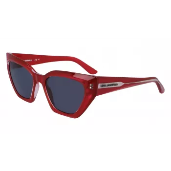 KARL LAGERFELD KL6145S-600 Sieviešu kaķacs formas saulesbrilles Havana Brūna Gradienta 54mm