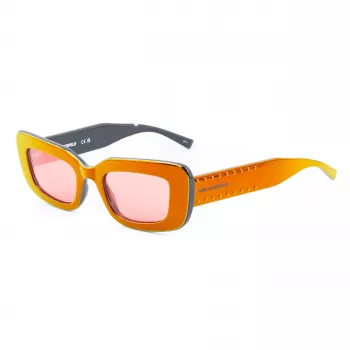 KARL LAGERFELD KL6164S-602 Sieviešu kaķacs formas saulesbrilles Havana Brūns gradients 50mm