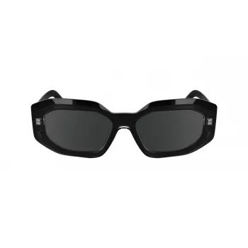 KARL LAGERFELD KL6167S-001 Sieviešu saulesbrilles Melnas Pelēkas 53mm