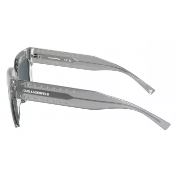 KARL LAGERFELD KL6181S551900 Sieviešu kaķacs formas saulesbrilles Melna Pelēks gradients 55/19/140 mm