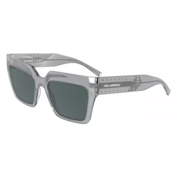 KARL LAGERFELD KL6181S551900 Sieviešu kaķacs formas saulesbrilles Melna Pelēks gradients 55/19/140 mm