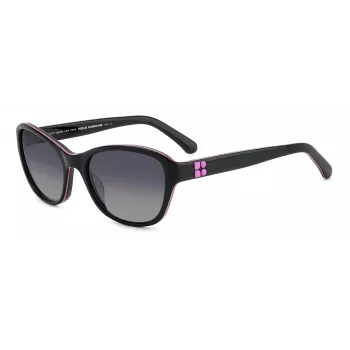 Kate Spade Golda GOLDA-G-S-807 Sieviešu saulesbrilles – kaķacs formas acetāta rāmis, brūnas gradienta lēcas, 56 mm