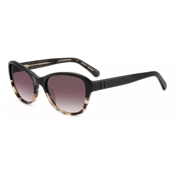 KATE SPADE Golda sieviešu saulesbrilles - kvadrātveida acetāta rāmis - brūnas gradienta lēcas - 56/20/135 mm