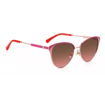 Kate Spade IANNA/G/S sieviešu saulesbrilles - melns rāmis, pelēkas lēcas, 56/17/140 mm
