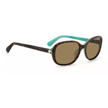 Kate Spade Izabella GSFZL Sieviešu Saulesbrilles - Acetāta Rāmis, UV400 Aizsardzība, 55mm Lēcas