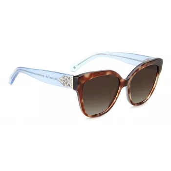 KATE SPADE SAVANNAGSIPRF Sieviešu saulesbrilles - Havana acetāta rāmis, Brūnas gradienta lēcas, 57/17/140 mm