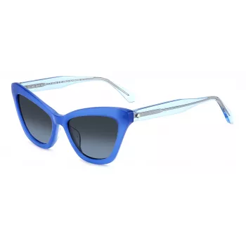 KATE SPADE Women's Amelie Square Sunglasses - Black Frame Grey Gradient Lens 54mm