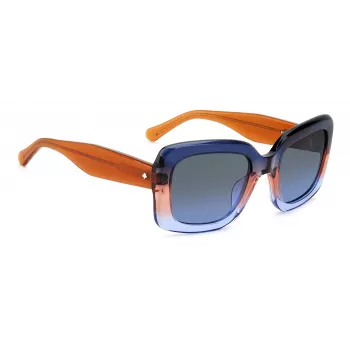 KATE SPADE Sieviešu Bellamy Square Acetate Saulesbrilles Havana Brown Gradient 52mm