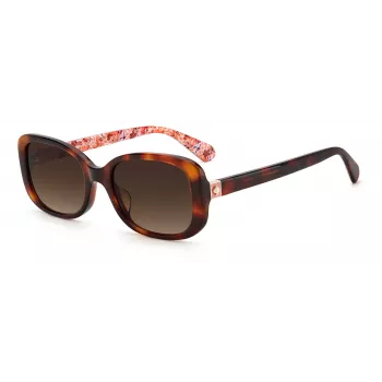 KATE SPADE Sieviešu Dionna Kaķacs Saulesbrilles - Melns Acetāta Rāmis ar Pelēkiem Gradienta Stikliem - 52/17/140 mm
