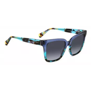 KATE SPADE Sieviešu HarlowG/S kvadrātveida saulesbrilles - Rozā Brūna Gradienta - 55/17/140 mm