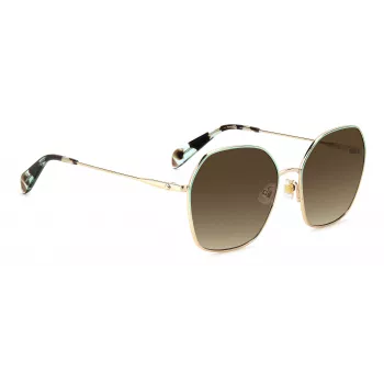 KATE SPADE Women's KENNAGSLKSF7H Saulesbrilles - Melns Rāmis, Pelēkas Gradienta Lēcas 57/17/140 mm
