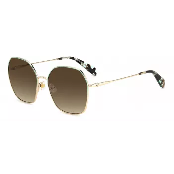 KATE SPADE Women's KENNAGSLKSF7H Saulesbrilles - Melns Rāmis, Pelēkas Gradienta Lēcas 57/17/140 mm