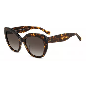 KATE SPADE Women's Winslet GS086F Sauļošanās brilles - Acetāta rāmis, UV400 aizsardzība, 55 mm lēcas