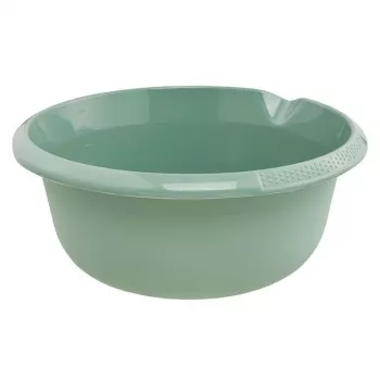 keeeper Björk apaļa bļoda 6L, Nordic Green, Ø32 cm, melamīns, ar mērskalu un lejamkanniņu