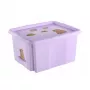 keeeper kaste ar vāku 15L Karolina “Capybara” 38x29.5x20.5cm Soft Purple