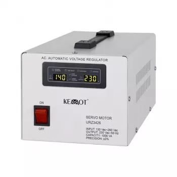 KEMOT MSER-1000 Automātiskais sprieguma stabilizators (1000 VA, servomotors)