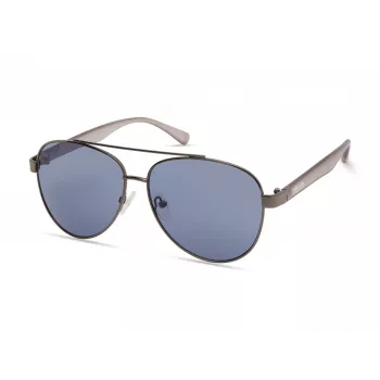 KENNETH COLE KC1394-5908V Vīriešu saulesbrilles - melns rāmis, pelēkas lēcas, 59 mm