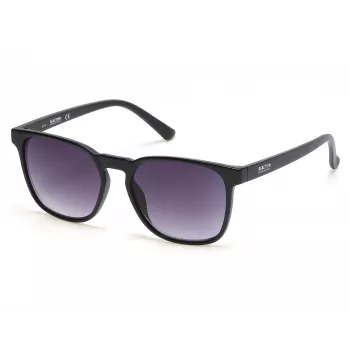 KENNETH COLE KC1414-5402B Vīriešu taisnstūra saulesbrilles - melns rāmis, pelēkas lēcas 55/18/145 mm UV400