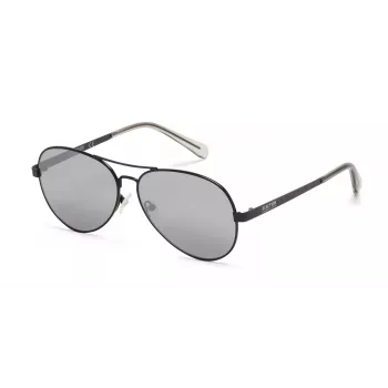 Kenneth Cole KC2782-5901C Vīriešu Saulesbrilles - Melns Acetāta Rāmis, Pelēki Dūmu Stikli, 59mm