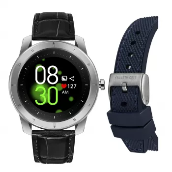KENNETH COLE Vīriešu Automātiskais Skeleta Pulkstenis KCWGD2174061 - 45mm Nerūsējošā Tērauda Korpus, Brūna Ādas Siksniņa