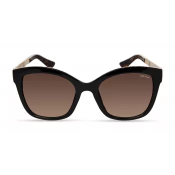 KENNETH COLE Sieviešu saulesbrilles KC2965-5401F - Ģeometrisks acetāta rāmis ar pelēkām gradienta lēcām - 54mm