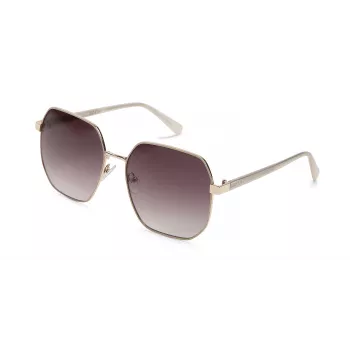 KENNETH COLE Sieviešu saulesbrilles KC3000-6028T Taisnstūra Brūna Bruņurupuča 60mm
