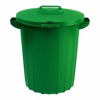 Keter Curver 90L Green Waste Container ar eņģes vāku