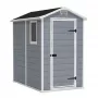 KETER Garden House Manor 4x6 Grey/White 130 x 192 x 198cm Dārza mājiņa