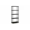 KETER Plastmasas grāmatplaukts 5 plaukti 80 x 40 x 187 cm Pelēks/Melns