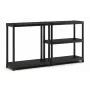KETER Plastmasas grāmatplaukts 5 plaukti 90 x 45 x 182 cm Melns