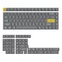 Keychron Double Shot PBT OSA pilns taustiņu vāciņu komplekts, tumši pelēks