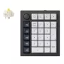 Keychron Q0 Max QMK Gateron Jupiter Banana RGB bezvadu ciparu bloks Shell White