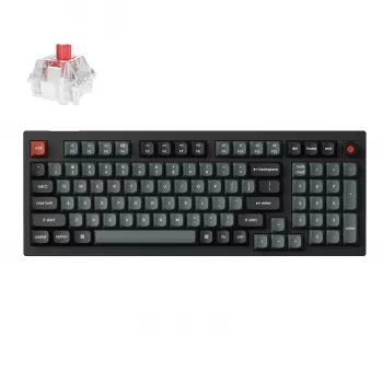 Keychron V5 Ultra 96% bezvadu mehāniskā tastatūra ar Gateron Red slēdžiem un RGB apgaismojumu
