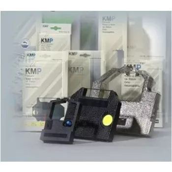KMP melna neilona auduma lentas kasetne Epson LQ 800, MX 80 - 12,7 mm x 16 m 0633,0501