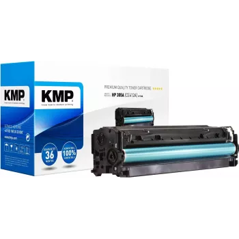 KMP H-T160 saderīga toņkartridža HP CE412A, dzeltena, 3400 lappuses