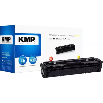 KMP H-T215YX High Yield Yellow Toner Cartridge (Alternative to HP 201X / CF402X) for HP Color LaserJet Pro M252 Series and MFP M277 Series