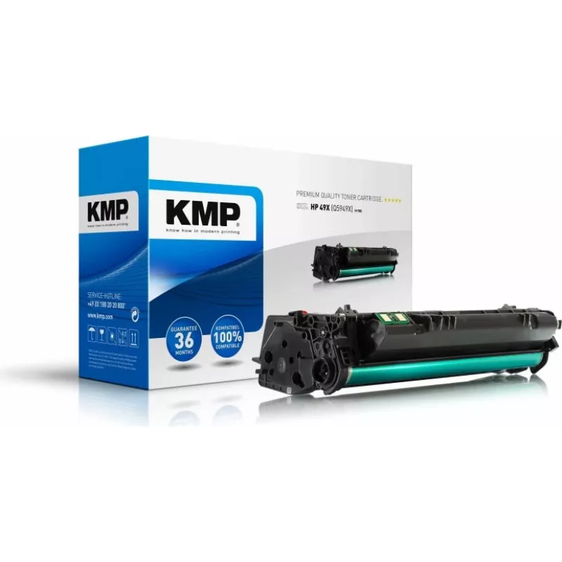 KMP H-T80 XXL Tonera kasetne melna, saderīga ar HP Q5949X