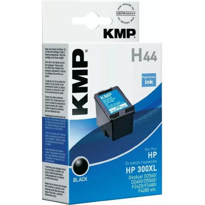 KMP H44 High Yield melnā tintes kārtridža (aizstāj HP 300XL) - 600 lappuses 1710,4411